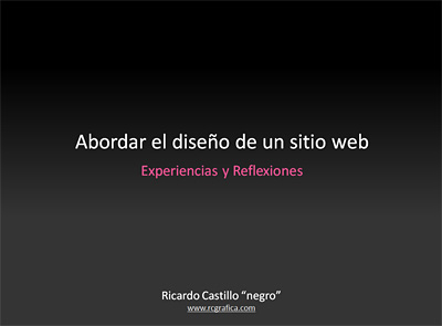 Abordar un diseño web